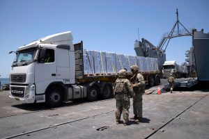 What lessons did the US Army learn from the Gaza aid pier mission?