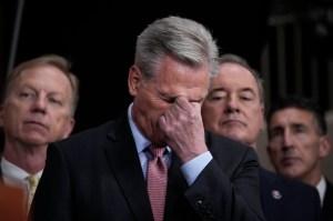 McCarthy’s speakership threatened in part by defense bill