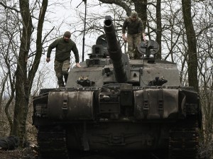 Ukraine, Russia race to shield battle tanks from exploding drones