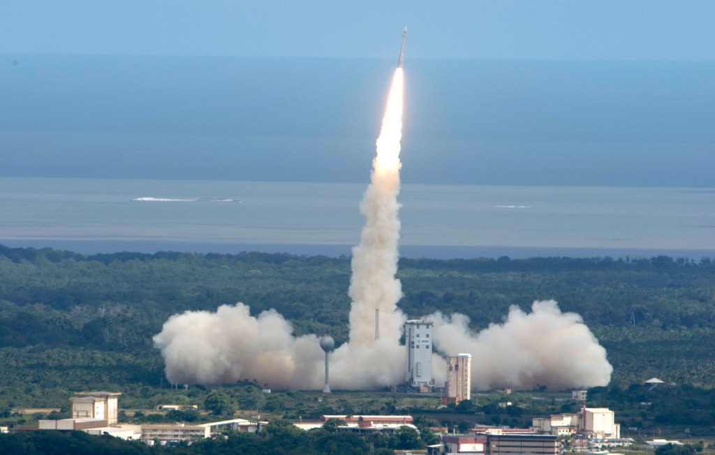 France launches three CERES satellites aboard Arianespace Vega rocket