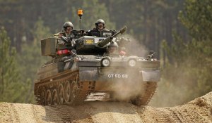 Lest we forget… the handbrake: British vets crash armored vehicle into village memorial on Armistice Day