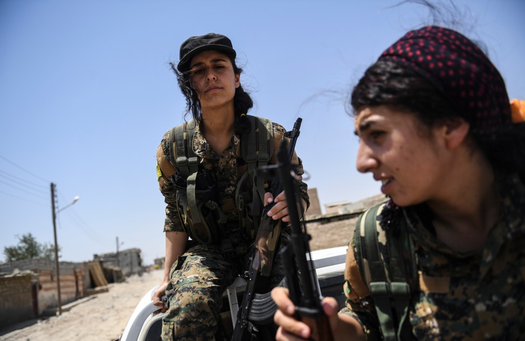 U.S-backed Kurdish fighters control more than half of Raqqa