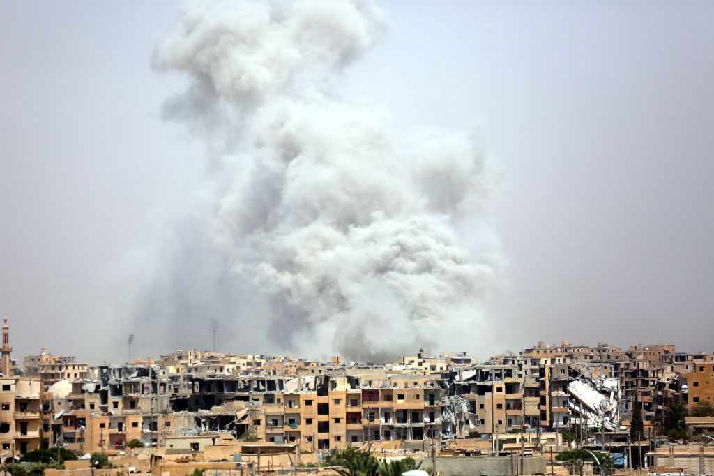 UN calls for halt of US air campaign over Raqqa to save civilians