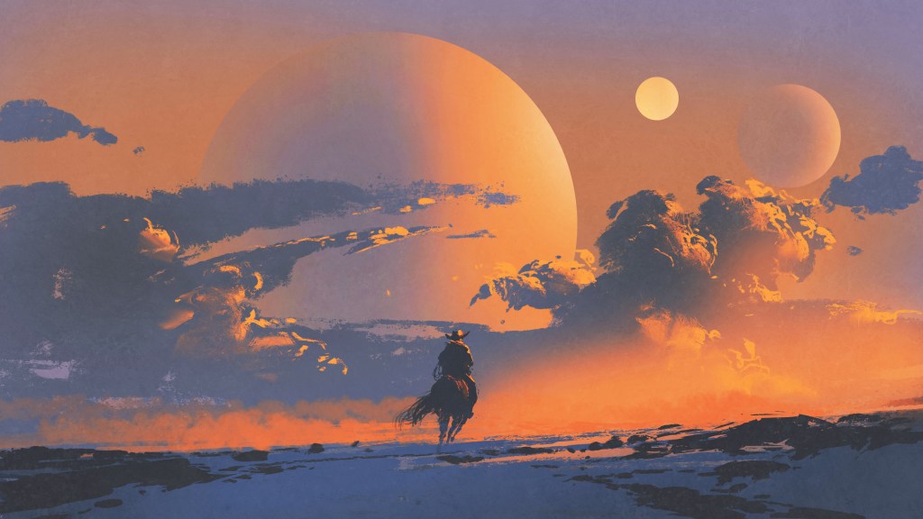 Saddle up for a ride through the cosmos, partner — Space Force has horses