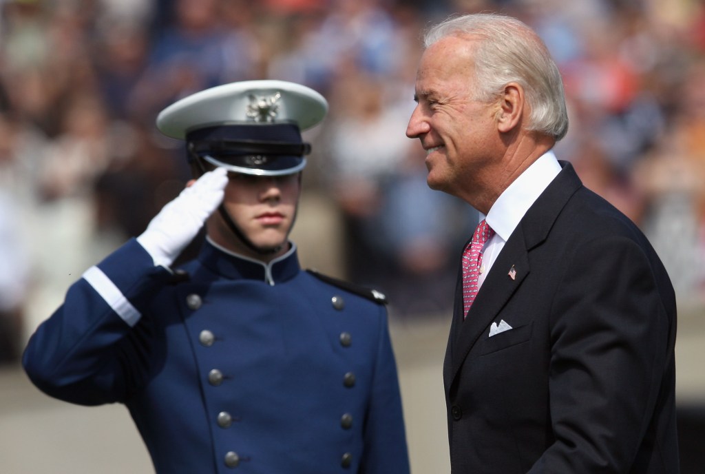 Graduating Air Force cadets prepare for visit by commander in chief