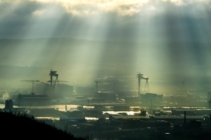 A hazy future: Amid a competition to build British frigates, a UK shipyard hits hard times