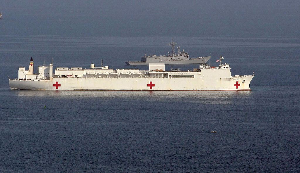 Hospital ship Comfort heading to Puerto Rico