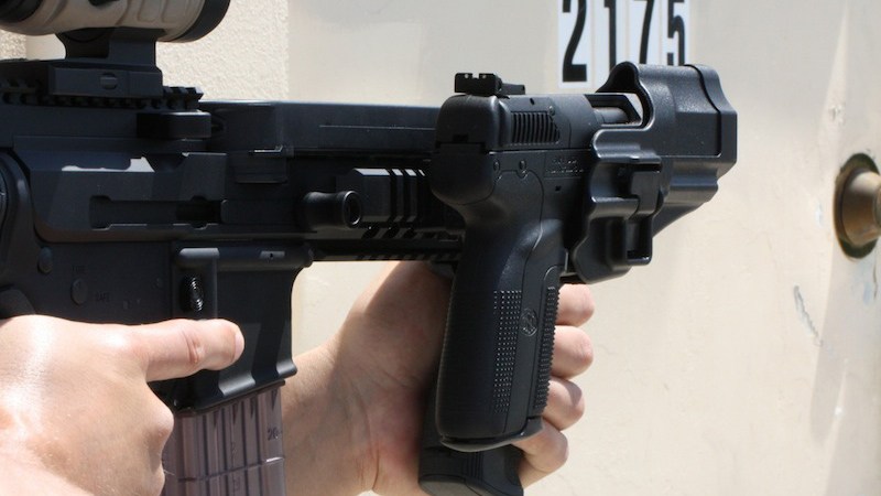 This company wants to add a holster to your AR’s rail