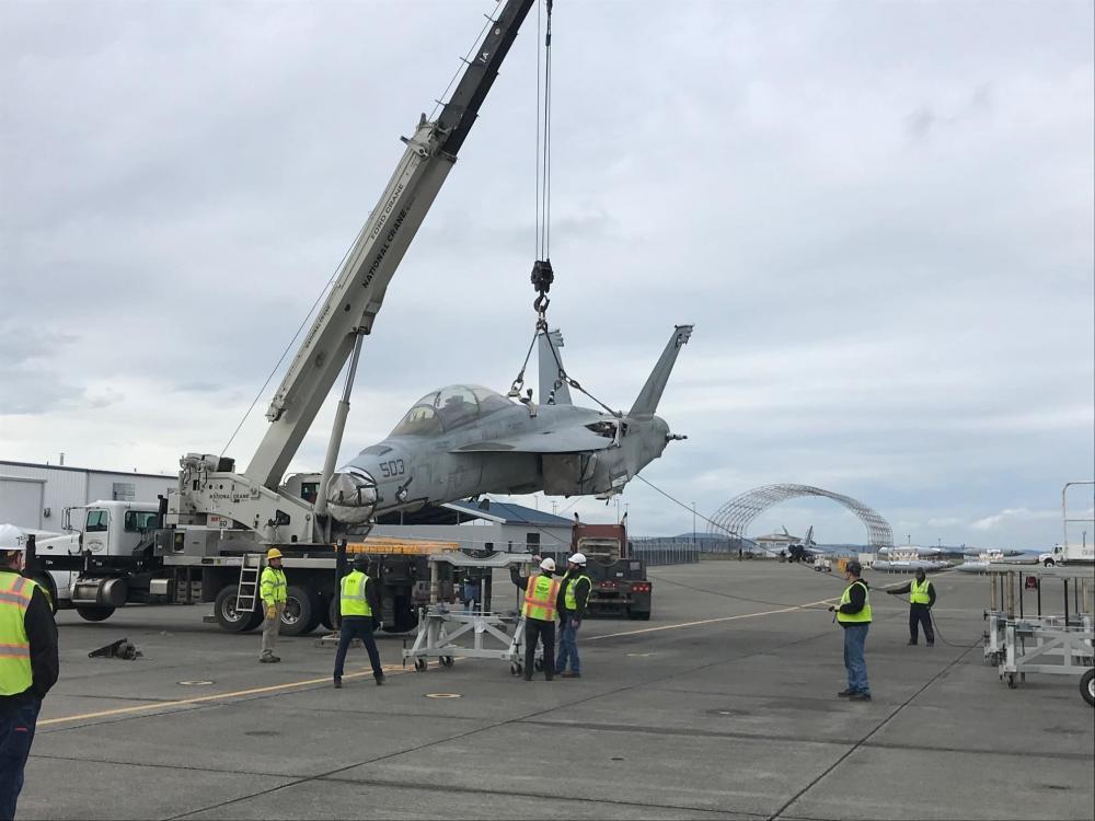 How the Navy resurrected a Growler that crashed into another aircraft