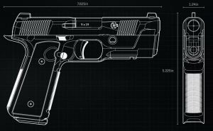 The makers of this futuristic 1911-type pistol just filed for bankruptcy
