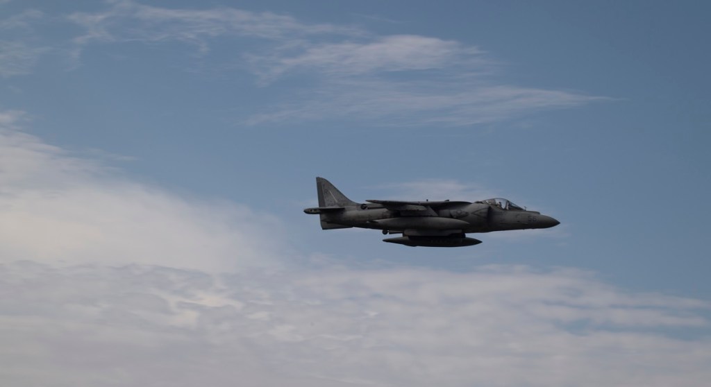 Marine Harrier crashes during takeoff in Djibouti, pilot in stable condition
