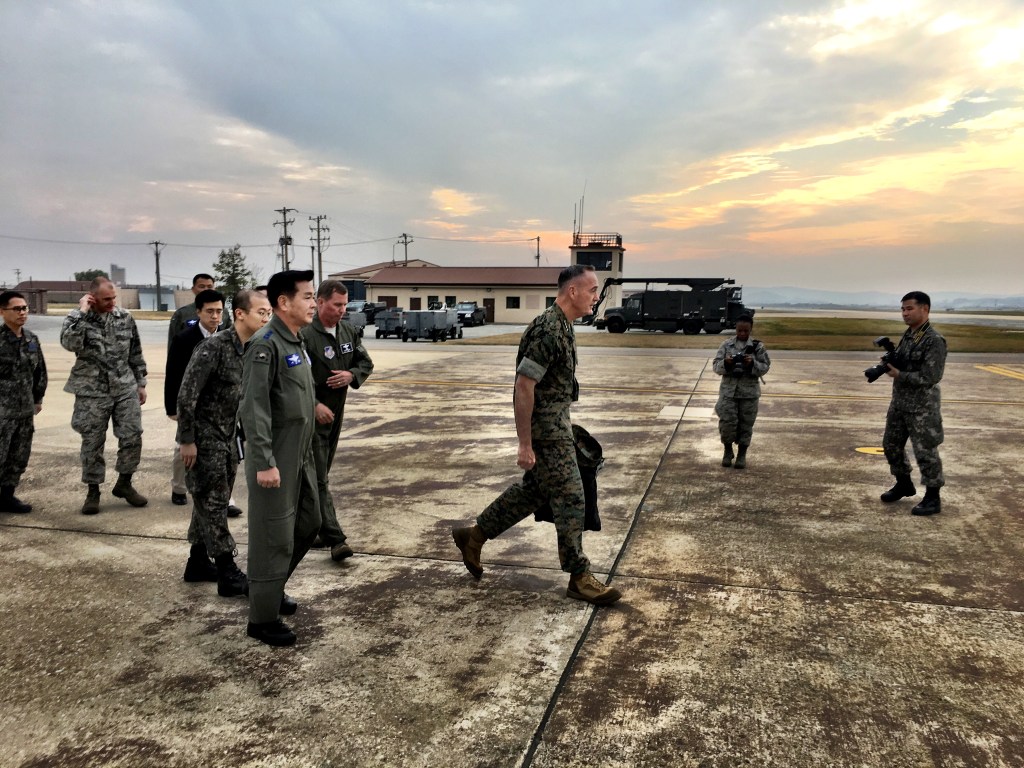 Dunford, Mattis visit South Korea amid heightened tensions