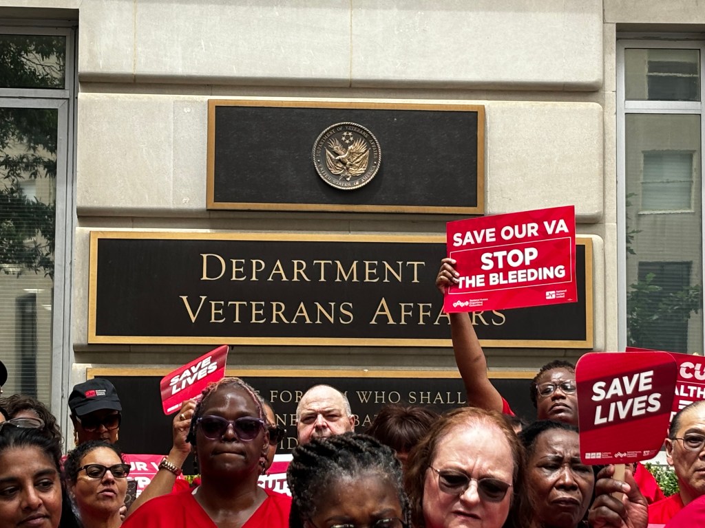 Nurses rally in DC, call for immediate hiring of VA medical staff