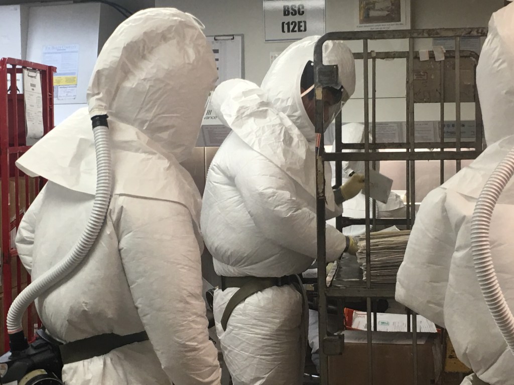 Police questioning, searching home of suspect in ricin packages case