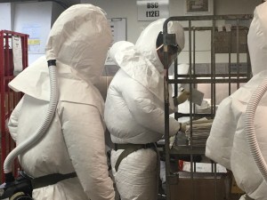Police questioning, searching home of suspect in ricin packages case
