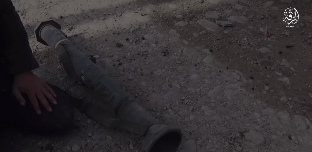 ISIS propaganda showcases US weapons, including an AT-4 rocket