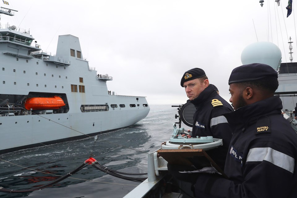 British warships extend their northern reach for Barents Sea drill