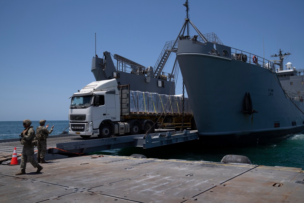 US removes Gaza aid pier again due to weather and may not reinstall it