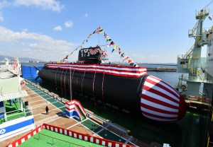 Japan launches first of its new class of submarines