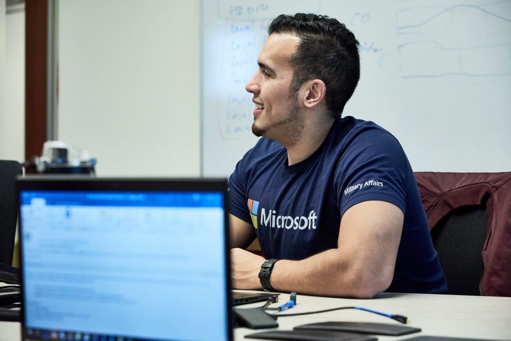 Microsoft training academy goes virtual, boosting efforts to prep veterans for tech careers