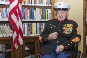 Marine veteran who fought at Iwo Jima, Chosin Reservoir, celebrates turning 100