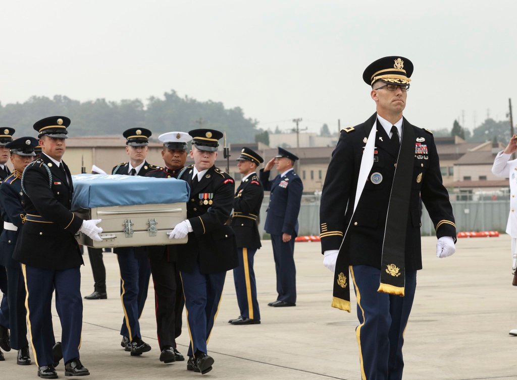 UN Command holds repatriation ceremony for 6 US service members killed during Korean War