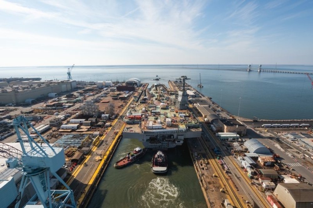With coronavirus on the loose, US shipyards make adjustments but keep building