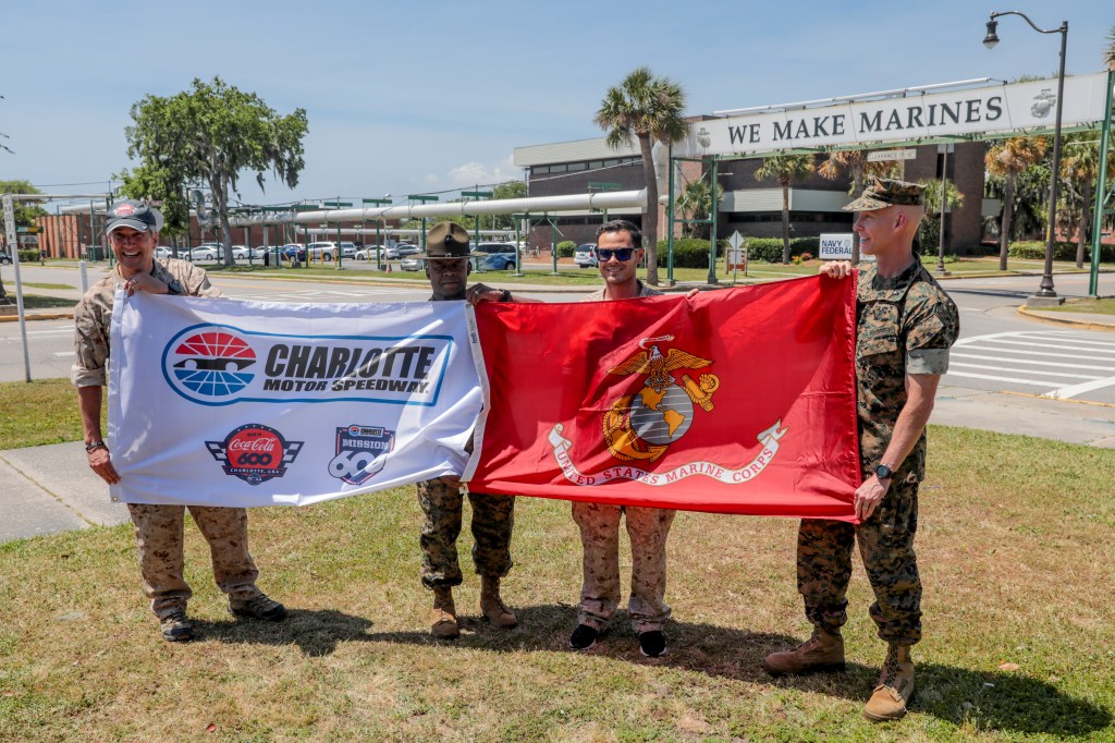 NASCAR honors fallen service members at Coca-Cola 600, where top Marine will grand marshal