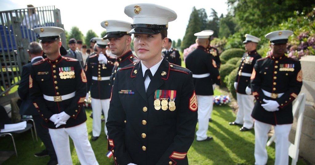 Say goodbye to the old female dress blue coat
