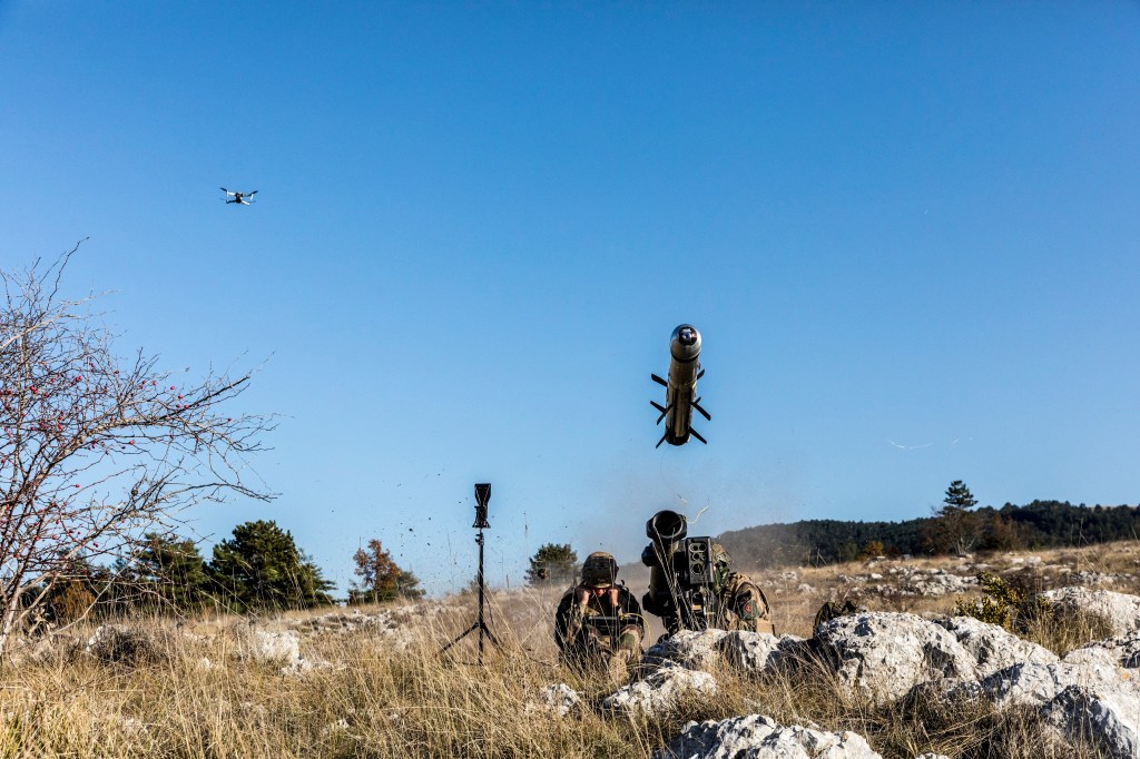 MBDA uses micro-drone as a spotter for its anti-tank missile