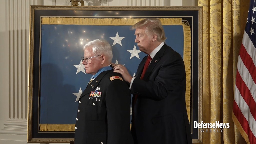 Trump awards former Army medic the Medal of Honor
