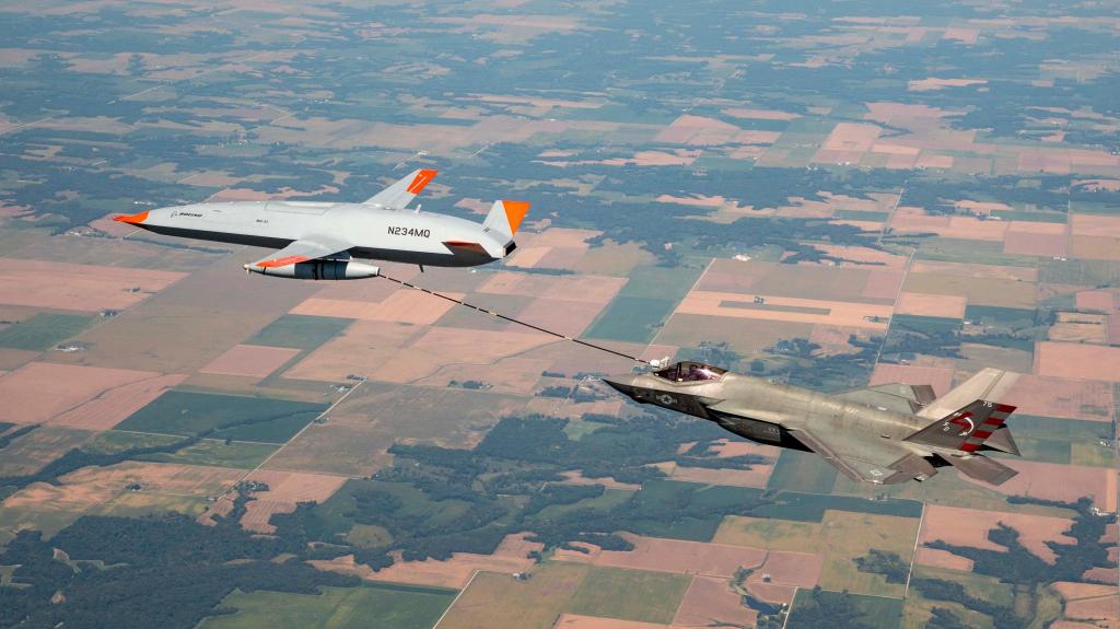US Navy, Boeing conduct first-ever refueling between unmanned tanker, F-35C