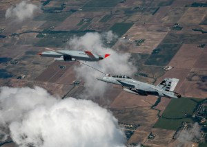 Boeing conducts first manned-unmanned teaming event with MQ-25 tanker