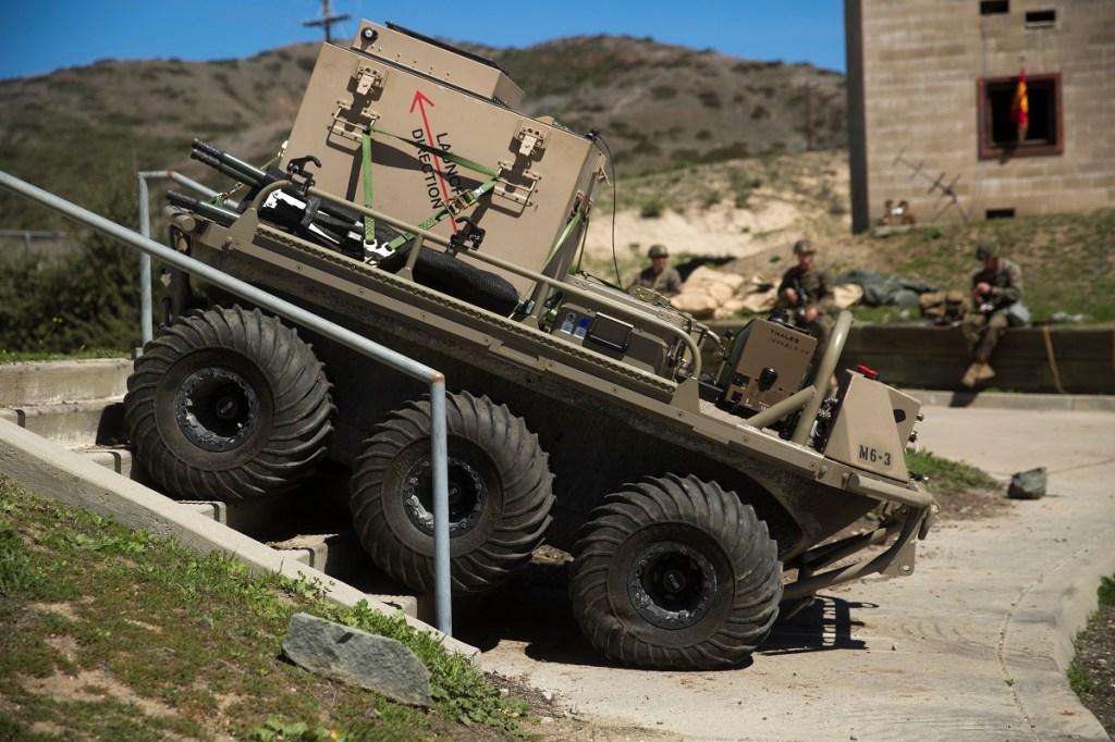 Marines want a ruggedized robot mule to patrol with and resupply a squad