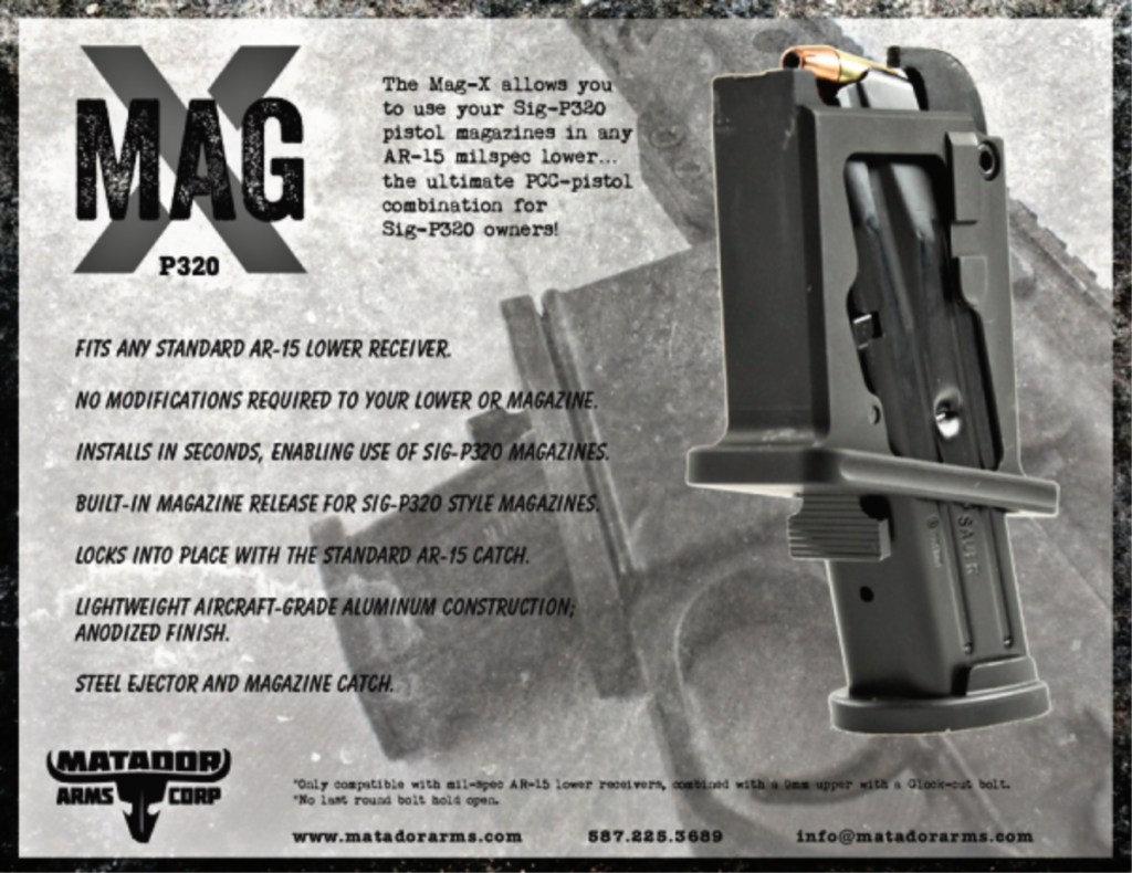 This Mag-X from Matador Arms can turn your AR into a PCC for cheap
