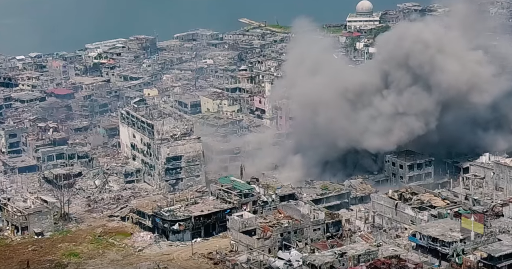 Philippine commando video shows Marawi in ruins after liberation from ISIS