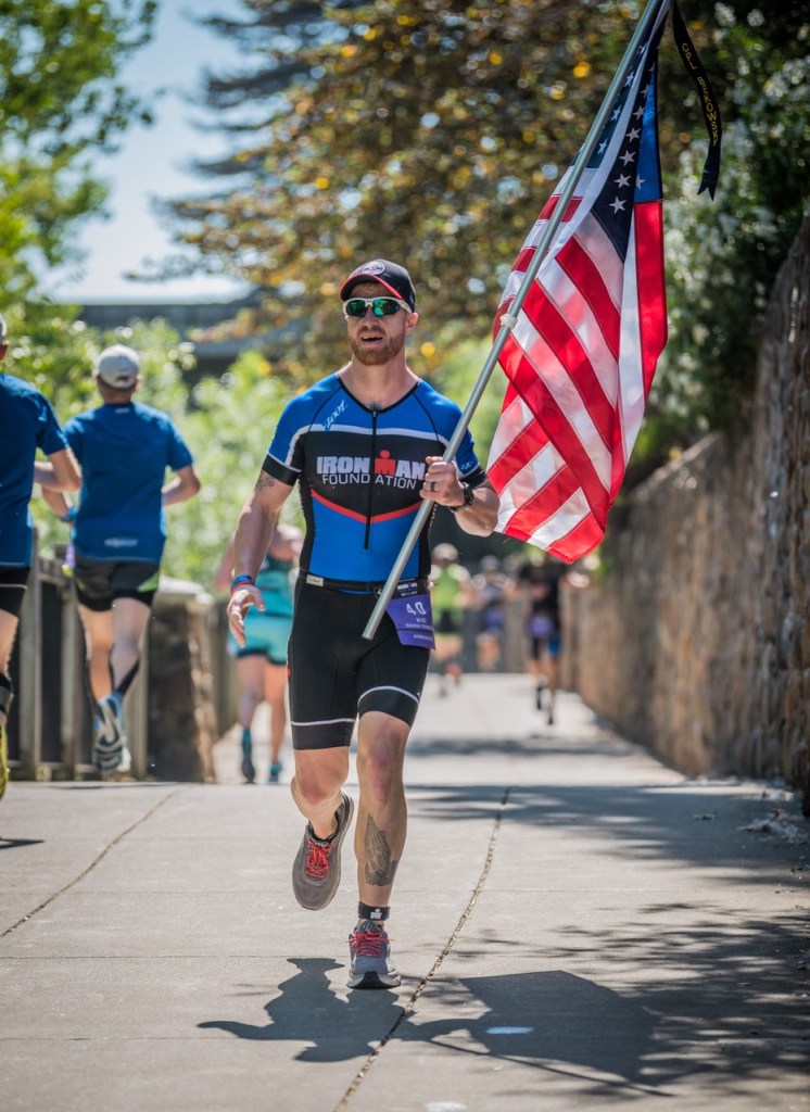 This Marine vet races IRONMANs for the military fallen. This time it will be for a friend he lost