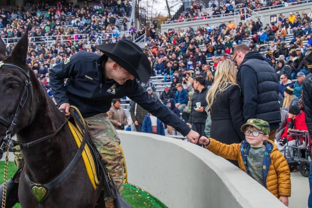 West Point Pride: cadets of the mule riders, spirit band, tank crew