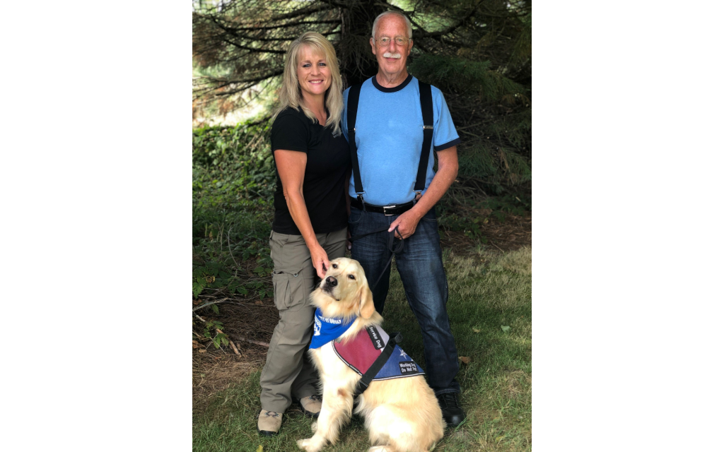 Nonprofit trains service dogs for veterans battling PTSD