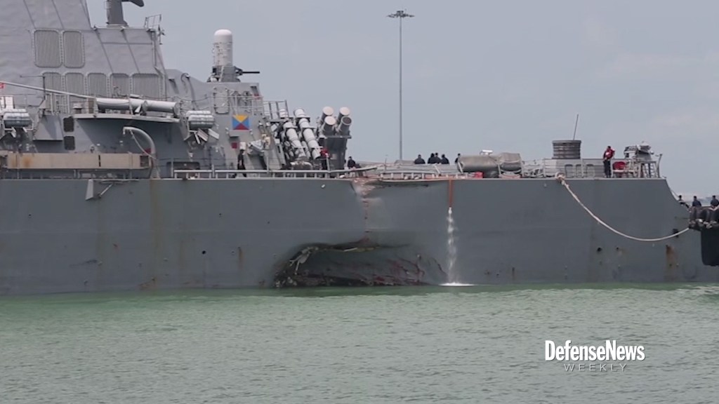 Navy unveils new round of discipline after collisions