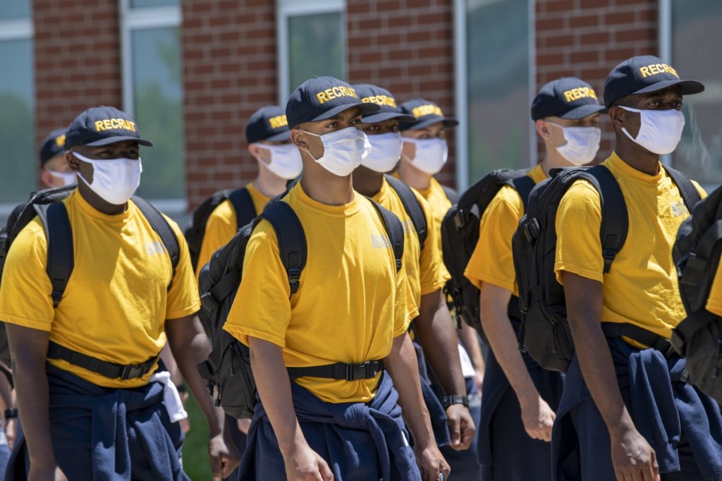 COVID-19 precautions at recruit training are leading to budget concerns for Navy, Marine Corps