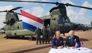 Boeing and Netherlands sign agreement for helicopter sustainment