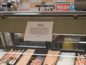 Commissary officials angling for fresh fish options at 10 stores where vendor shut down
