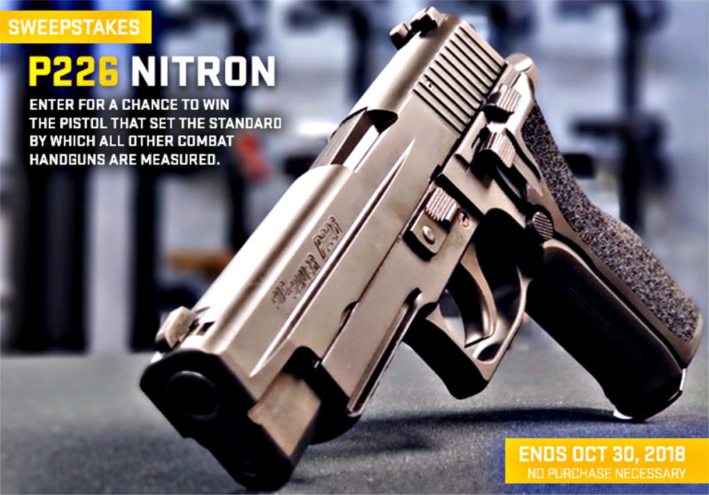 SIG SAUER announces P226 NITRON Sweepstakes