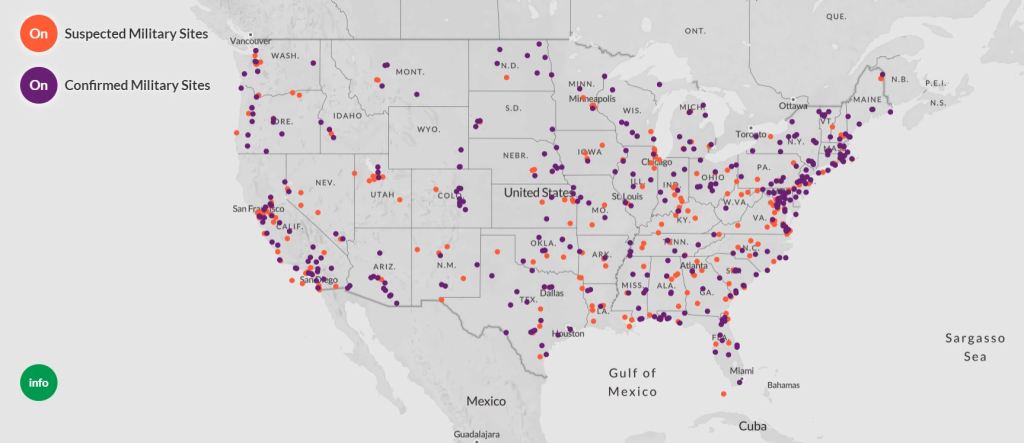 ‘Forever chemicals’ detected in groundwater from 13 DoD sites in Gulf of Mexico