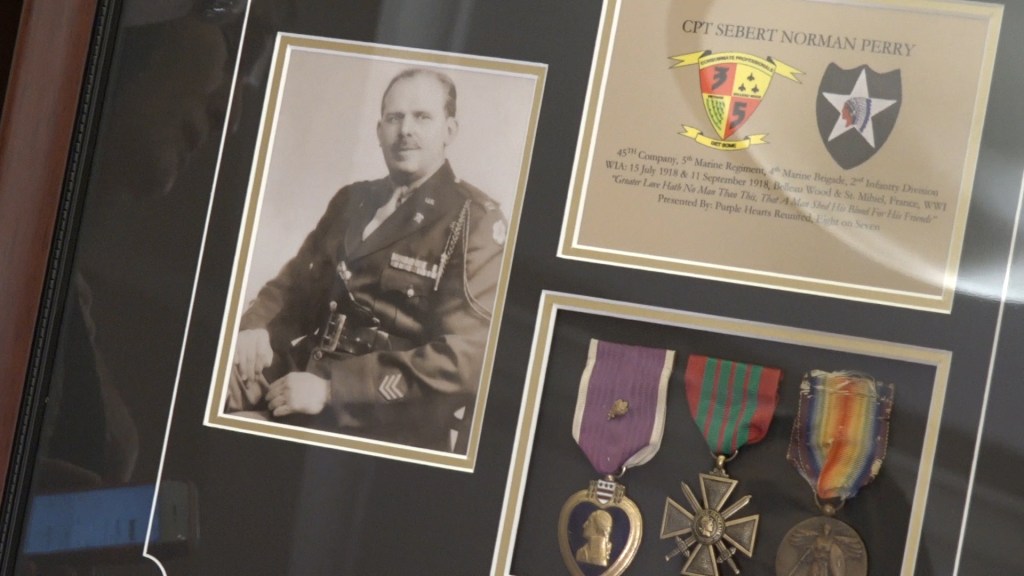 Purple Hearts returned to families in touching ceremony