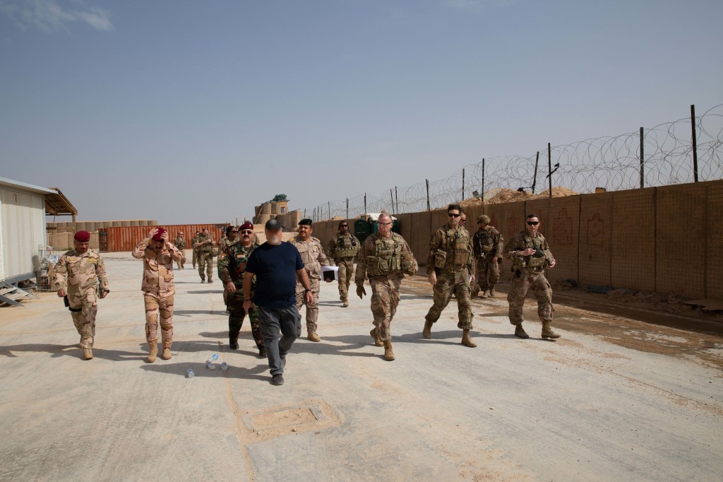US hands over base to Iraqi forces in area known to be a hotbed for Iran-backed militia