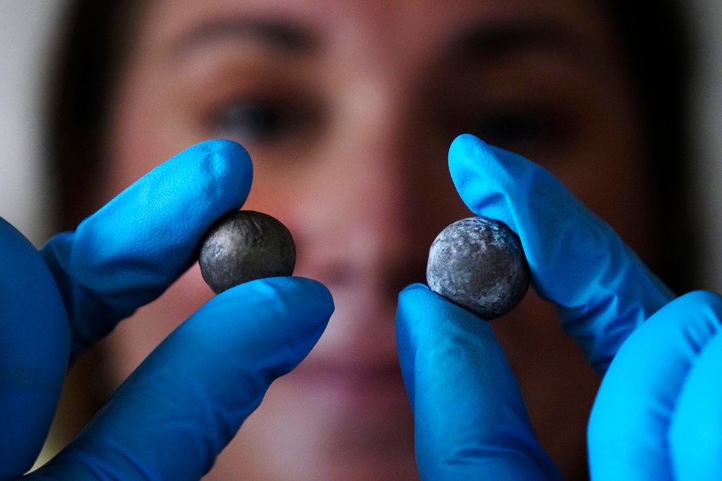 Archeologists find musket balls from early Revolutionary War battle