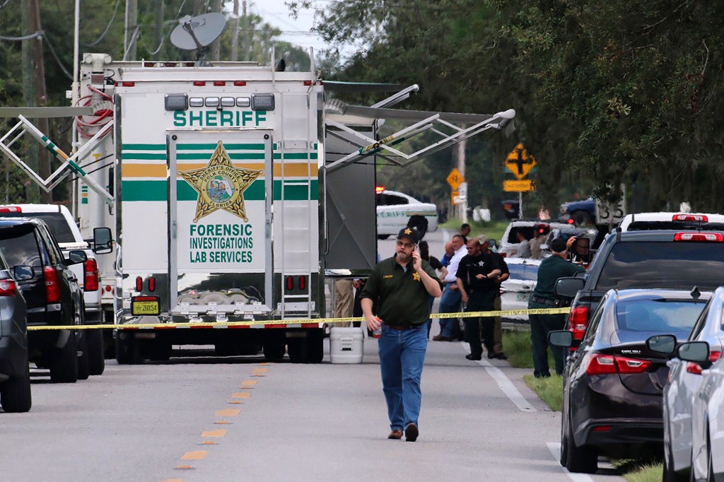 Marine veteran in body armor kills four in Florida, including infant, sheriff says