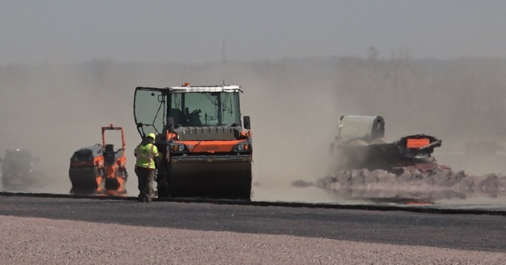 Chasing pavement: Offutt’s massive runway renovation enters home stretch